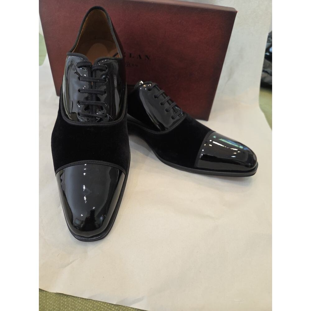 Mezlan 9265 Made In Spain Pio Black FormalTuxedo Lace Up (10.M) - Picture 10 of 13